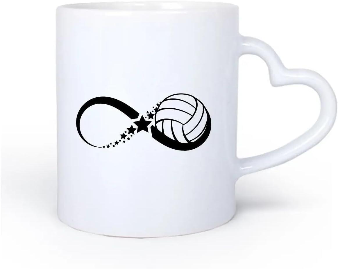 image:imageCaf et boissons chaudes Logo des joueurs de volleyball jeu dquipe sportive 11oz320ml Cadeau humoristique pour les amateurs de caf les collgues et les amis VertS07995