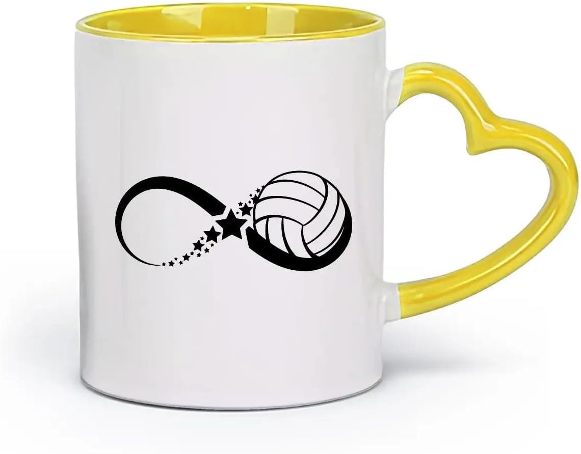 image:imageCaf et boissons chaudes Logo des joueurs de volleyball jeu dquipe sportive 11oz320ml Cadeau humoristique pour les amateurs de caf les collgues et les amis VertS07995