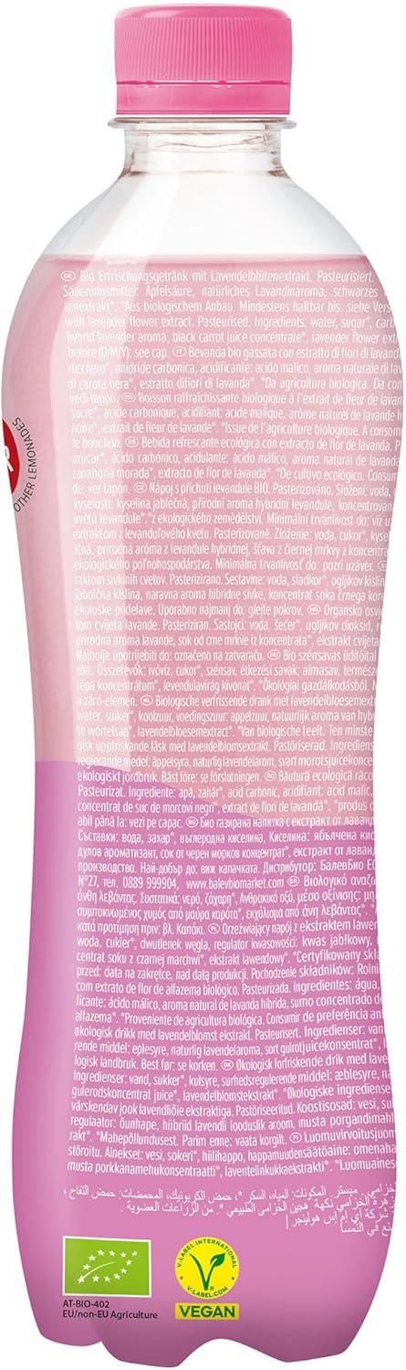 image:imageHLLINGER Bio Spritz Lavande Boisson Ptillante Vgtalienne 500ml Bouteille PET