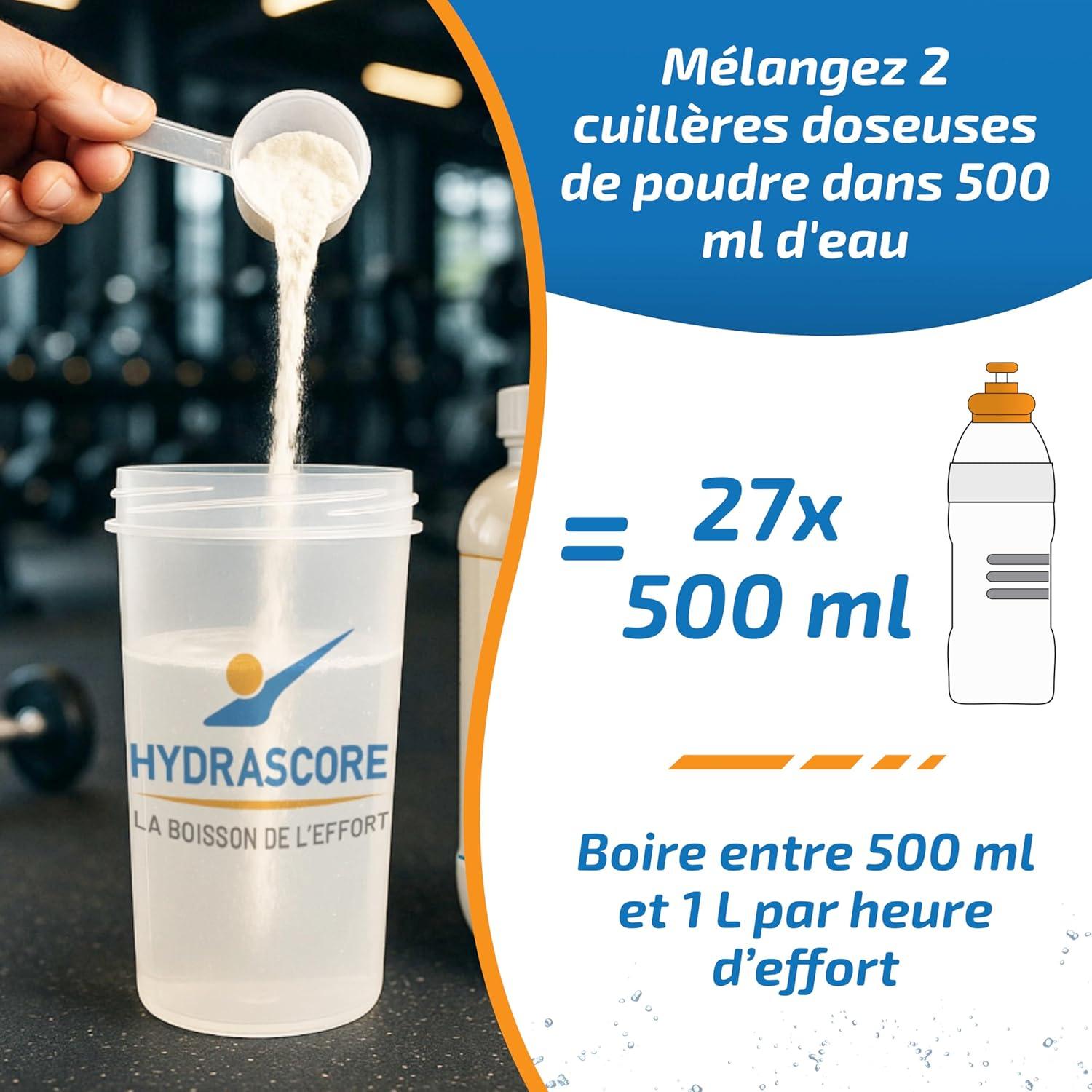 image:imageHydrascore Boisson dAttente Citron Vert 1200 g Boisson Hypotonique Avant lEffort Apporte nergie Progressive Glucides LArginine lectrolytes amp 6 Vitamines Running Vlo Trail H1030