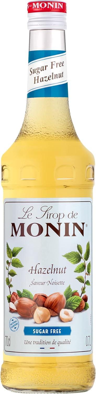 image:imageMONIN Assortiment Vanille amp Noisette Sans Sucre Pour Caf Chocolat Chaud Capuccino ou Latte Armes Naturels Bouteille en Verre 2 x 70 cl