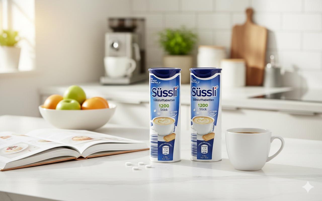 image:imageSssli dulcorant en Comprims 0 Calorie 2400 morceaux de sucre lots de 2 paquets Pour Caf Th et Boissons Sans Lactose