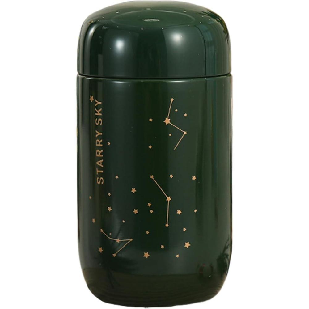 image:imageGourde Isotherme en Acier Inoxydable Gourde Sportive uf toil 500 ml Bouteille Vacuum Double Paroi Portable pour Boissons Chaudes et Froides Sport Randonne Camping Voyage ExtrieurVert Fonc
