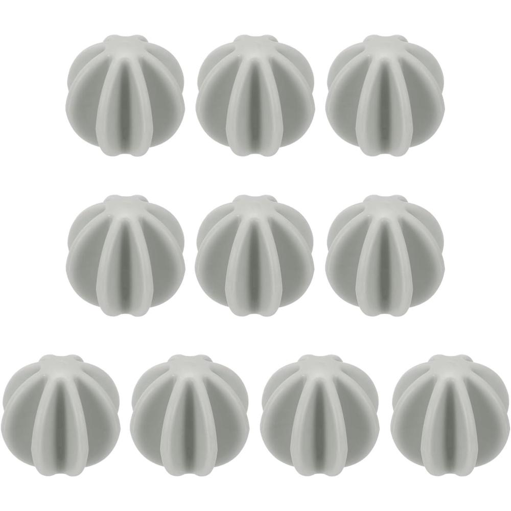 image:imagesourcing map Lot de 10 boules shaker en plastique de 46 cm pour mlanger les protines les boissons sportives TransparentGris