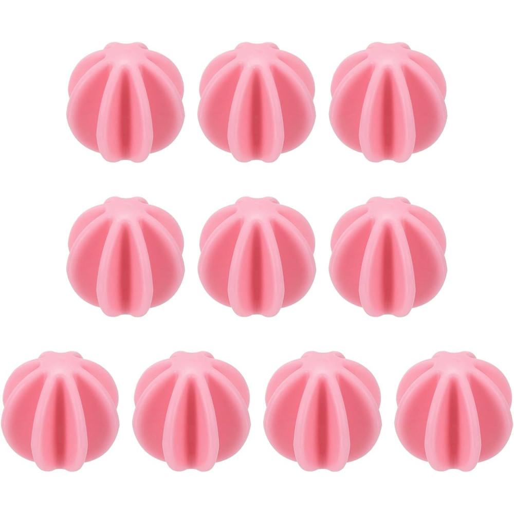 image:imagesourcing map Lot de 10 boules shaker en plastique de 46 cm pour mlanger les protines les boissons sportives TransparentRose
