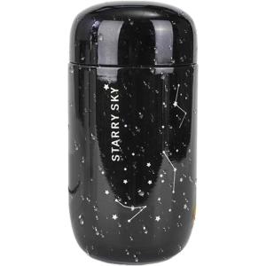 Gourde Isotherme en Acier Inoxydable – Gourde Sportive Œuf Étoilé 500 ml – Bouteille Vacuum Double Paroi Portable pour Boissons Chaudes et Froides – Sport Randonnée Camping Voyage Extérieur(Noir)