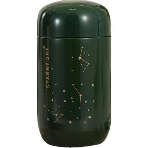 Gourde Isotherme en Acier Inoxydable – Gourde Sportive Œuf Étoilé 500 ml – Bouteille Vacuum Double Paroi Portable pour Boissons Chaudes et Froides – Sport Randonnée Camping Voyage Extérieur(Vert Foncé)