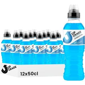 UPGRADE Boisson Sportive Hydratation Blue, Faible en Calories, 50cl, Pack de 12
