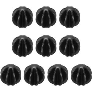 sourcing map Lot de 10 boules shaker en plastique de 4,6 cm pour mélanger les protéines, les boissons sportives – Transparent(Noir)
