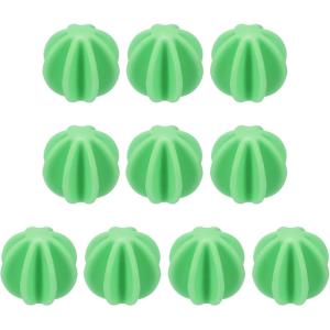 sourcing map Lot de 10 boules shaker en plastique de 4,6 cm pour mélanger les protéines, les boissons sportives – Transparent(Vert)