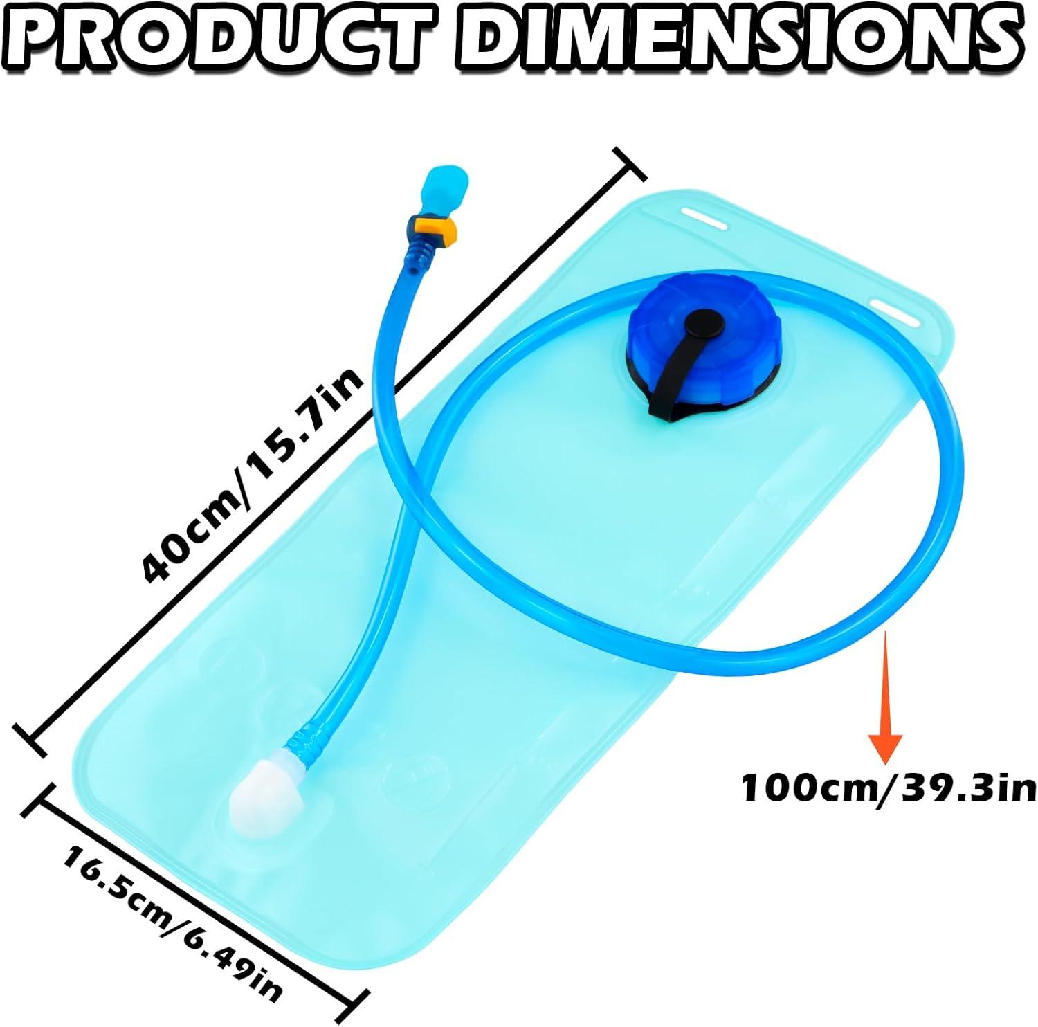 image:image2L Poche Hydratation Portable Rservoir deau de Sport tanche et Pliable Sac deau de Sport avec Tuyau 1m Sacs Dos dhydratation pour Cyclisme Camping Randonne EscaladeA