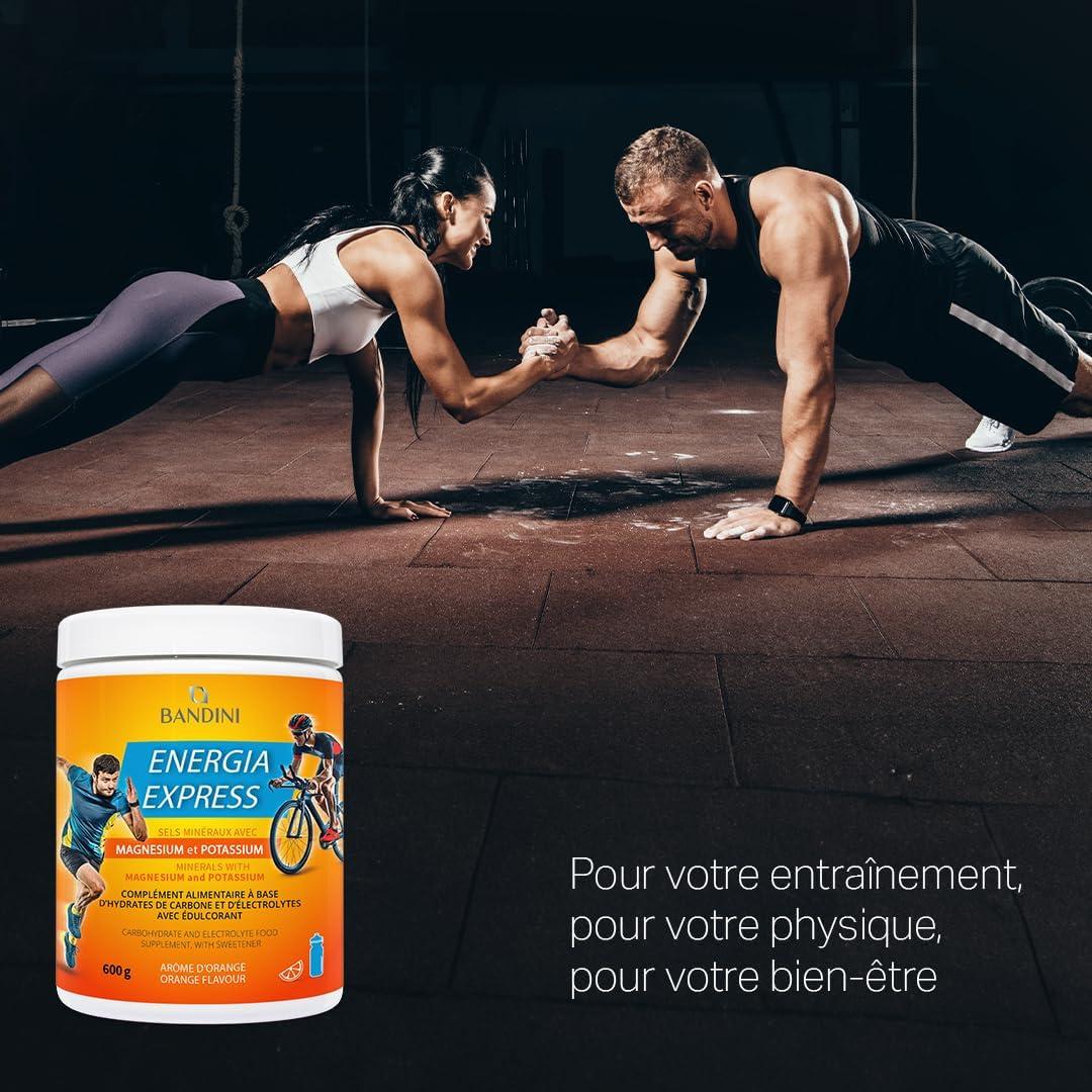 image:imageBandini Energia Express 600g Magnsium et Potassium Electrolytes en Poudre Complment alimentaire base de Glucides et Sels minraux avec Sportifs et Athltes Vegan Produit en Italie