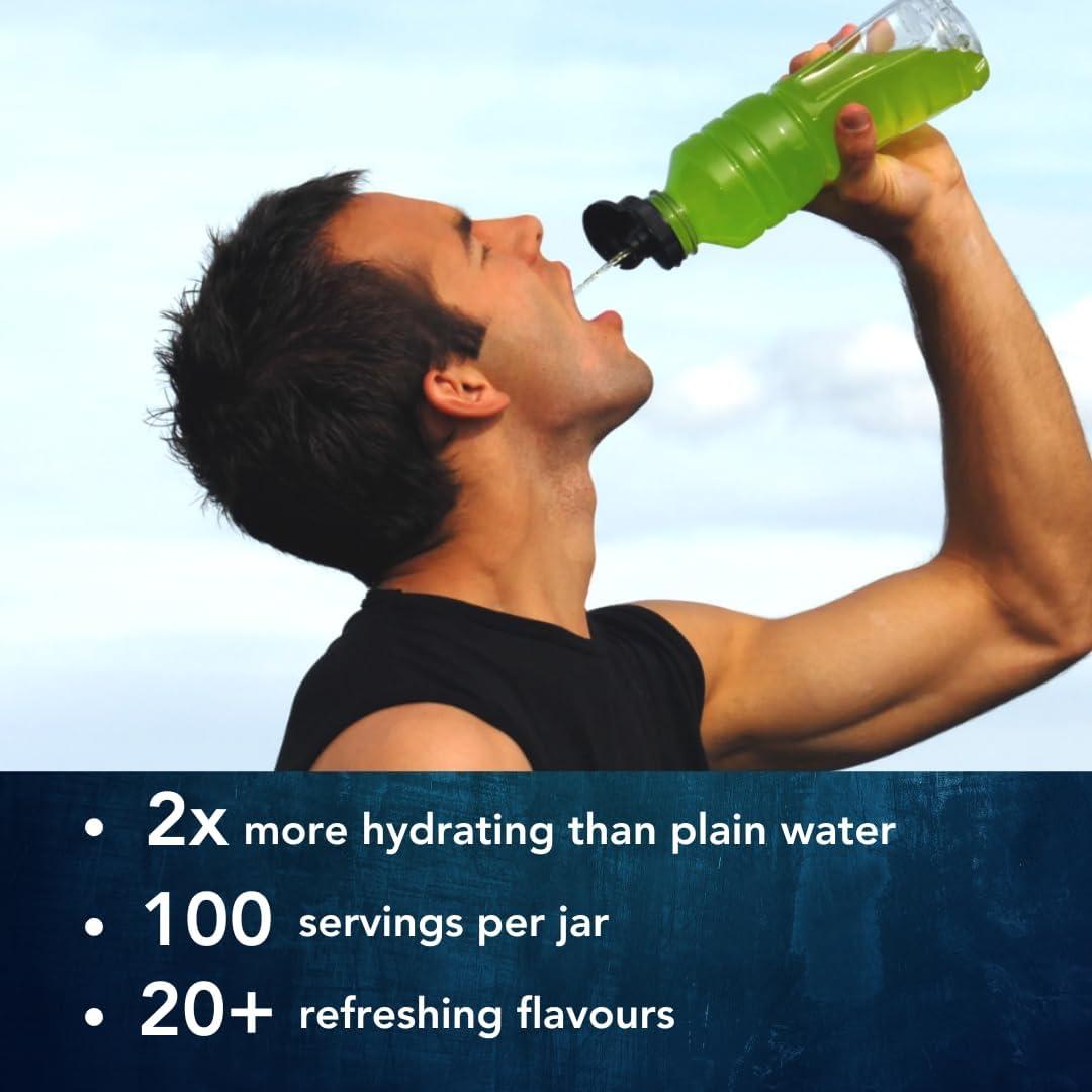 image:imageBoisson nergtique Hydratation Instantane Entranement pour Hommes et Femmes Poudre dlectrolytes Vitamine C Probiotiques Paquet de 1 kg BosberryMangue verte