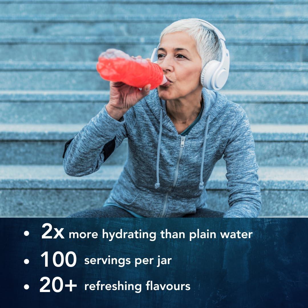 image:imageBoisson nergtique Hydratation Instantane Entranement pour Hommes et Femmes Poudre dlectrolytes Vitamine C Probiotiques Paquet de 1 kg BosberryPastque