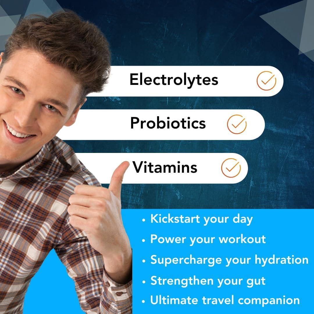 image:imageBoisson nergtique Hydratation Instantane Entranement pour Hommes et Femmes Poudre dlectrolytes Vitamine C Probiotiques Paquet de 1 kg BosberryPina Colada