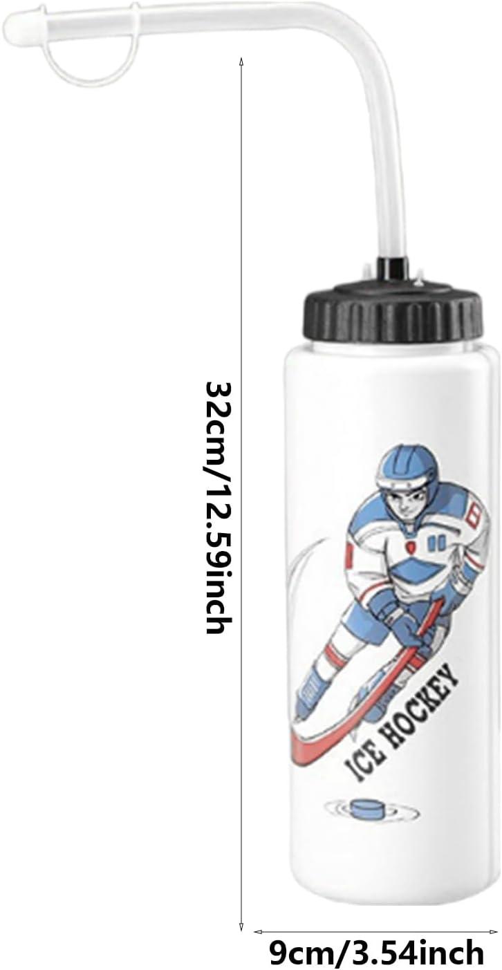 image:imageBouteille deau de hockey Bouteille deau de sport pointe allonge de grande capacit de 1 L de football pour garons quipement de sport pointe tendue pour la randonne le fitnesBlanc 2