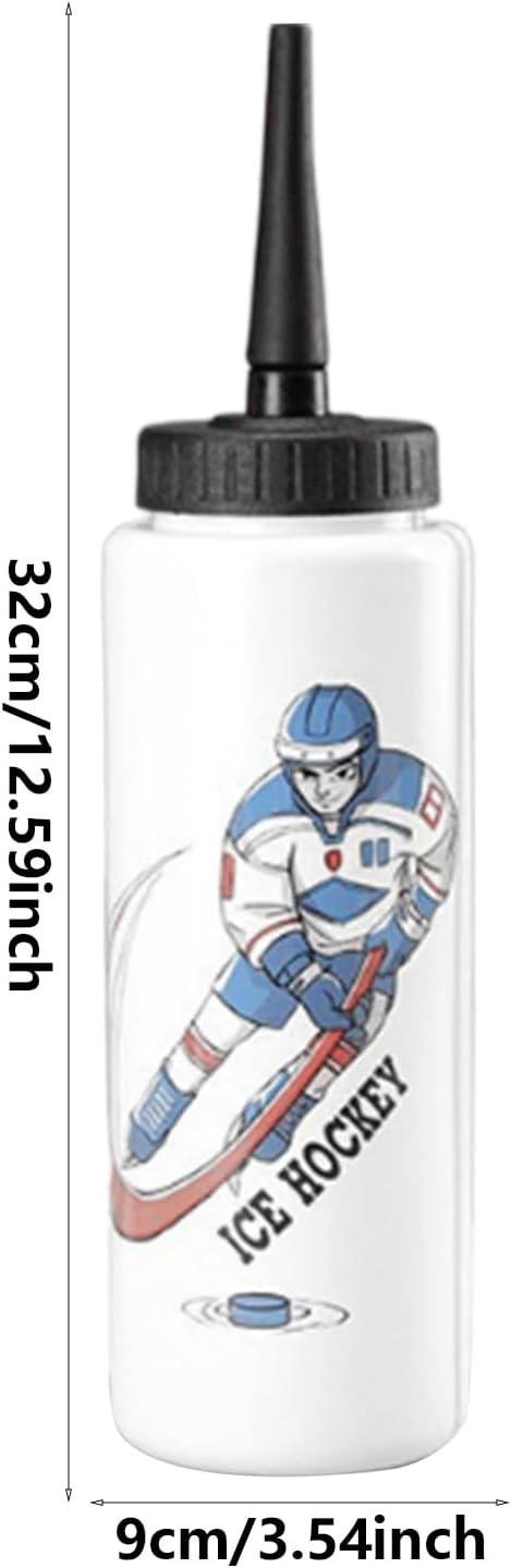 image:imageBouteille deau de hockey Bouteille deau de sport pointe allonge de grande capacit de 1 L de football pour garons quipement de sport pointe tendue pour la randonne le fitnesBlanc 1