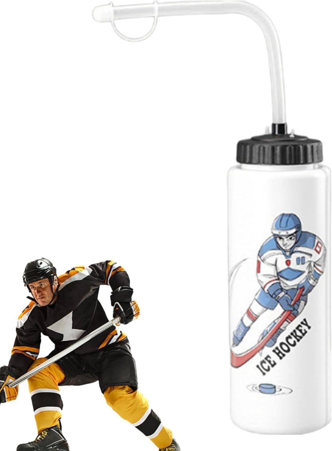image:imageBouteille deau de hockey Bouteille deau de sport pointe allonge de grande capacit de 1 L de football pour garons quipement de sport pointe tendue pour la randonne le fitnesBlanc 2