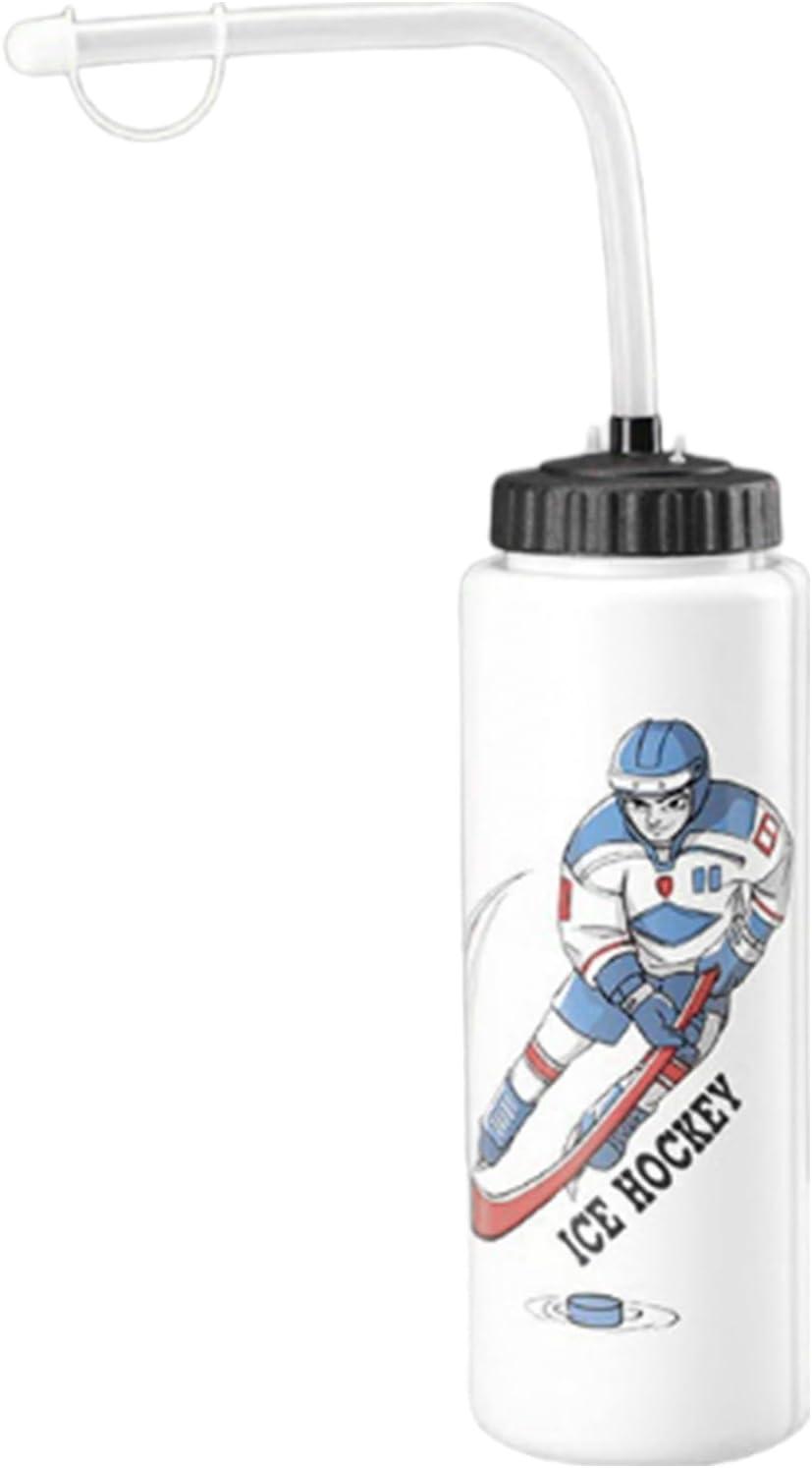 image:imageBouteille deau de hockey Bouteille deau de sport pointe allonge de grande capacit de 1 L de football pour garons quipement de sport pointe tendue pour la randonne le fitnesBlanc 2