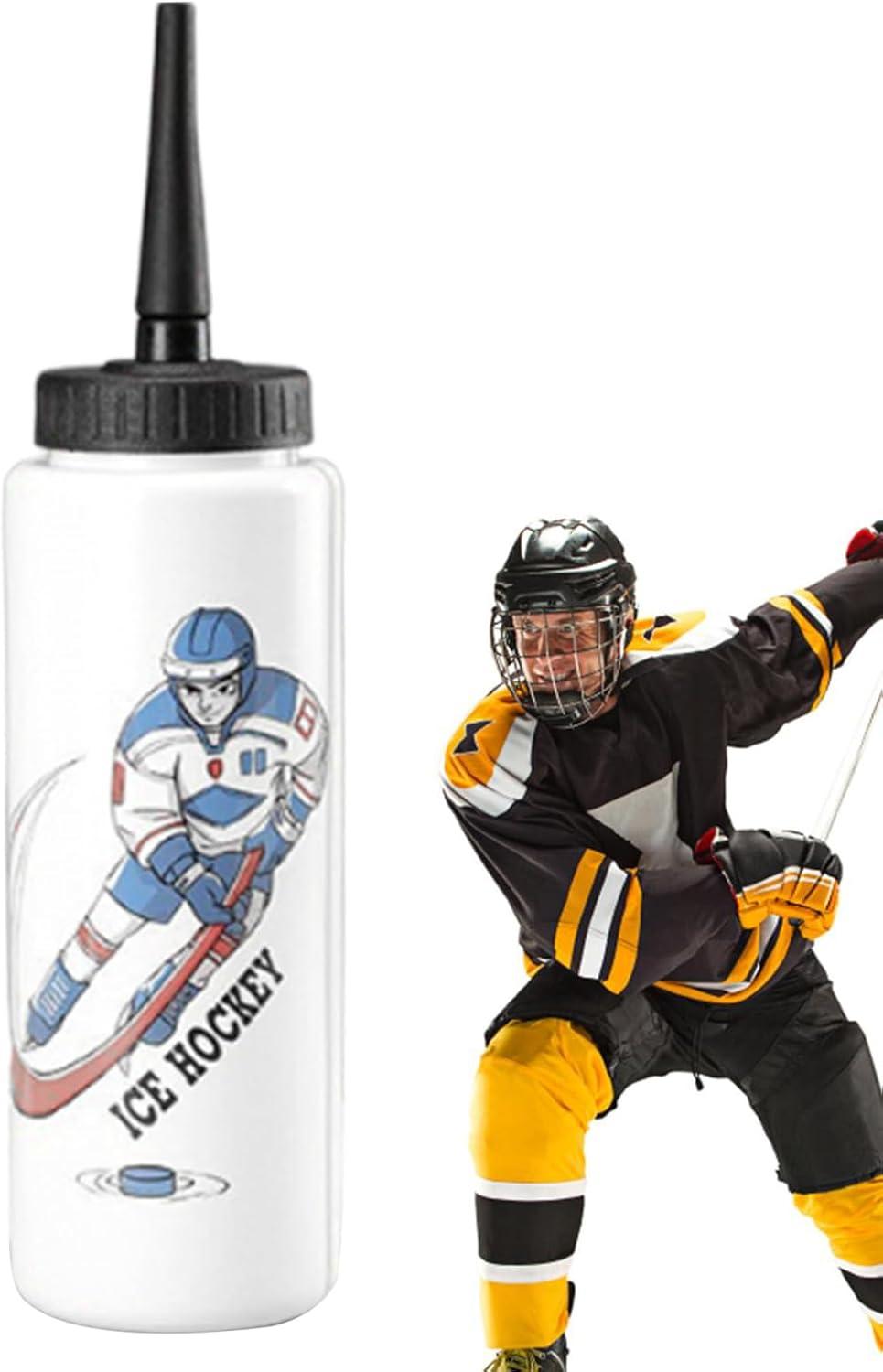 image:imageBouteille deau de hockey Bouteille deau de sport pointe allonge de grande capacit de 1 L de football pour garons quipement de sport pointe tendue pour la randonne le fitnesBlanc 1