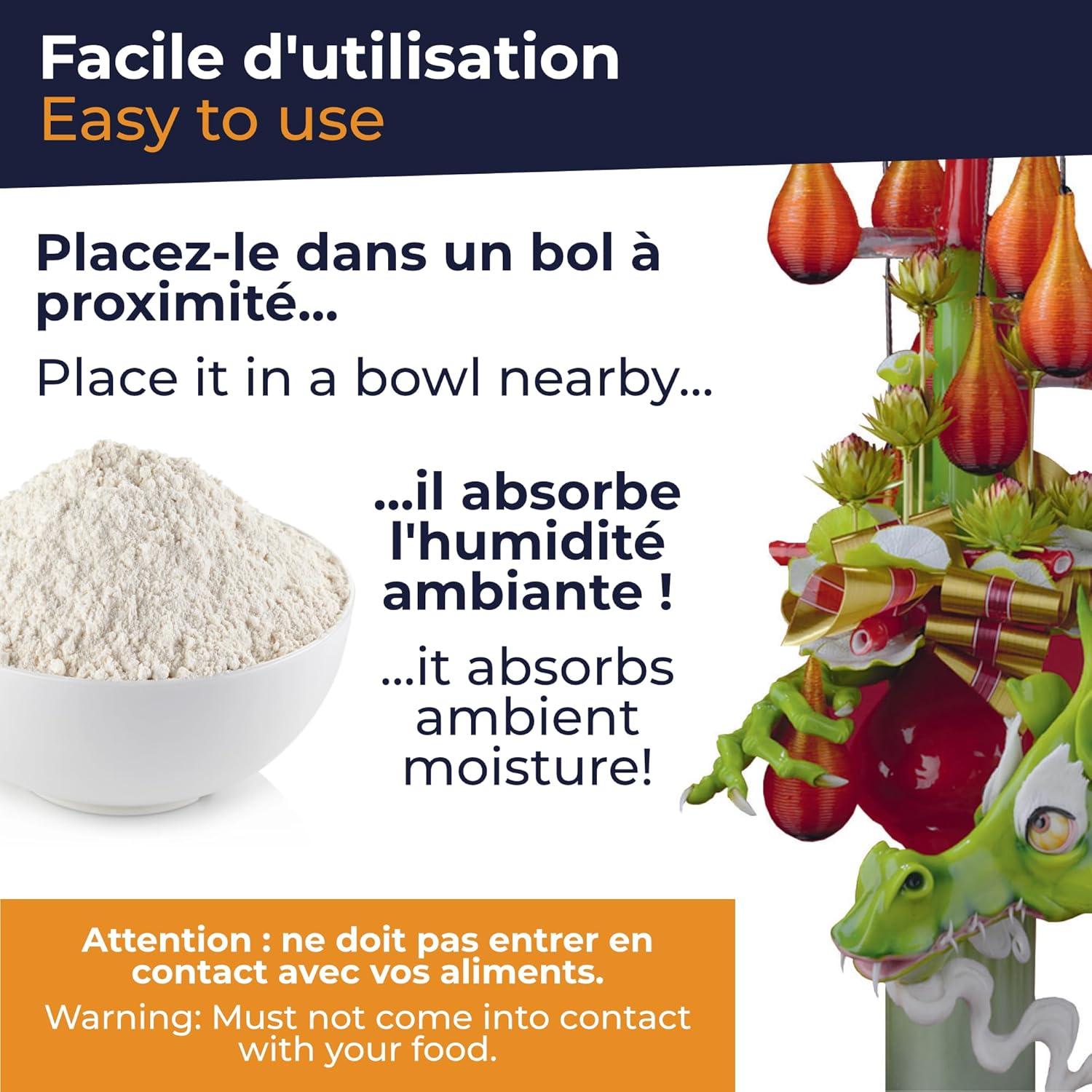 image:imageDco Relief Chlorure de Calcium 1 kg Dshydratant pour Conserver Pices en Sucre Nougatine Chocolat Ingrdient Professionnel Pour Ptisserie Confiserie S64