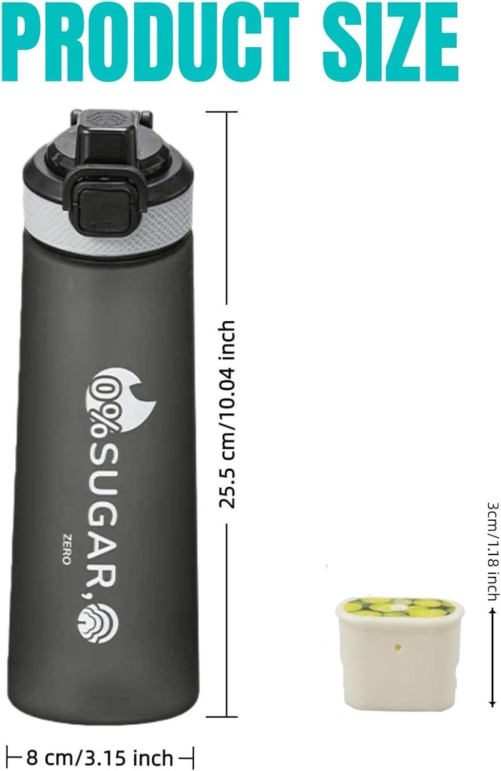 image:imageGourde Sportavec Lot de 10 capsules aromatiques pour bouteille deauPods parfums pour eau aromatique 0 sucre Sans BPA700ml bouteille deau tanche pour gymCamping et randonn 16podalatoireStyle 2