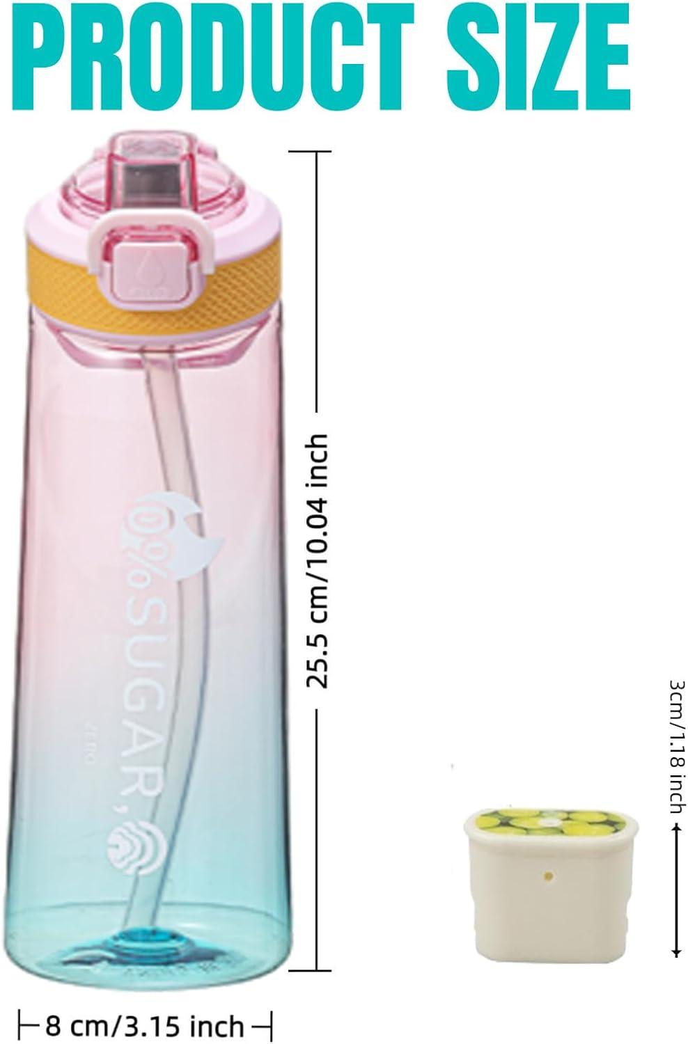image:imageGourde Sportavec Lot de 10 capsules aromatiques pour bouteille deauPods parfums pour eau aromatique 0 sucre Sans BPA700ml bouteille deau tanche pour gymCamping et randonn 16podalatoireStyle 6