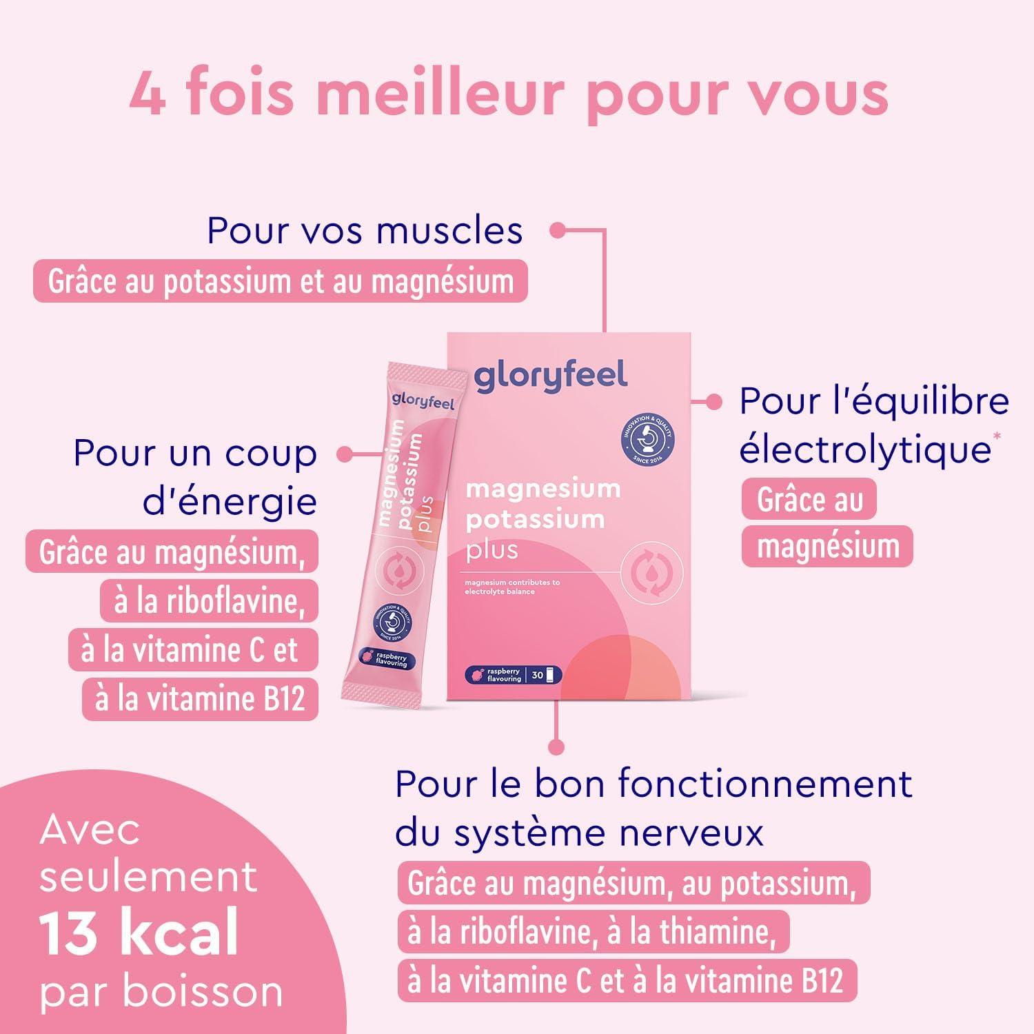 image:imageMagnsium et Potassium Complment Alimentaire avec Vitamines B C Minraux Augmente lnergie amp Soutient les Muscles Rehydratation Aprs Sport Pour Athltes 30 Sachets Got Orange Sans SucreFramboise