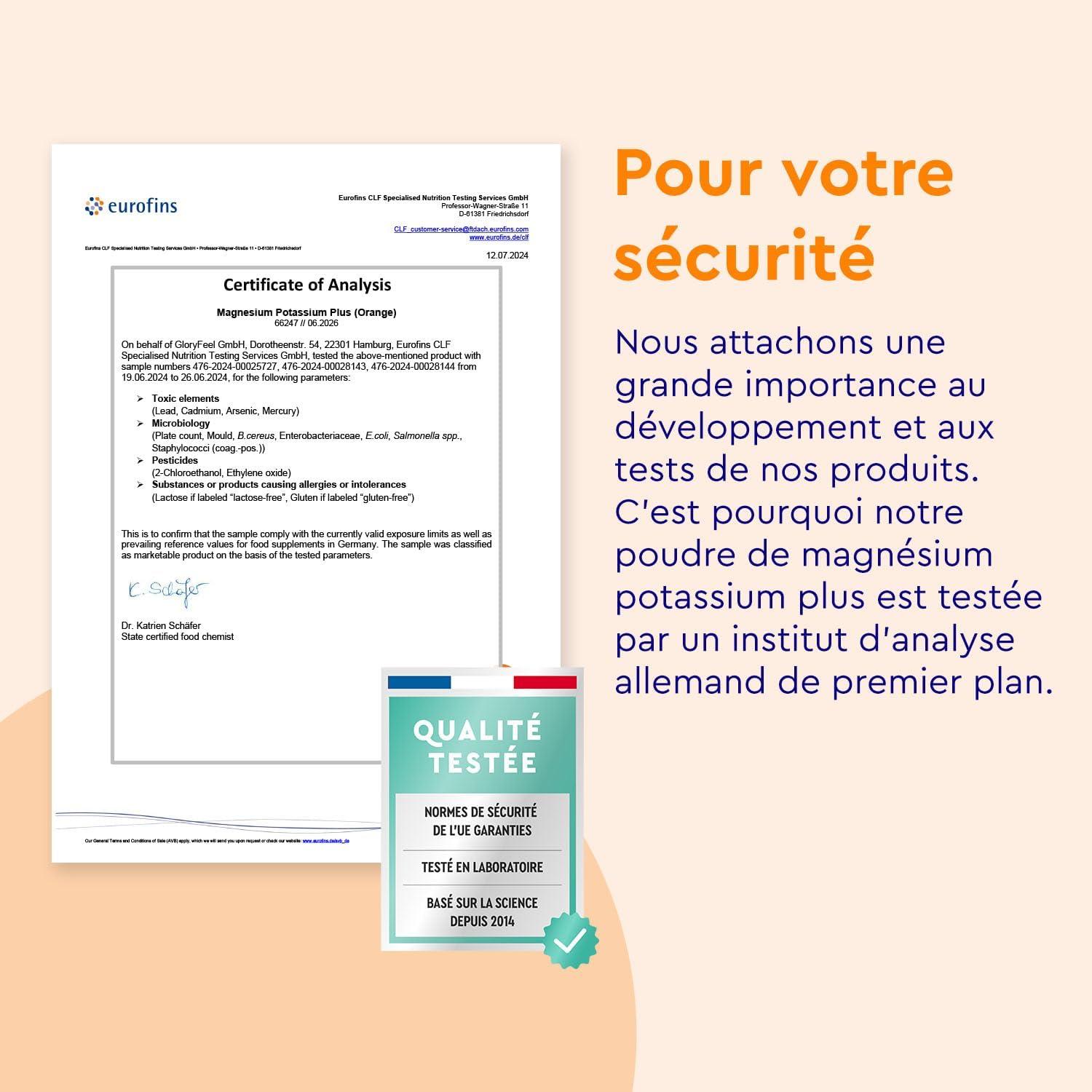 image:imageMagnsium et Potassium Complment Alimentaire avec Vitamines B C Minraux Augmente lnergie amp Soutient les Muscles Rehydratation Aprs Sport Pour Athltes 30 Sachets Got Orange Sans SucreOrange