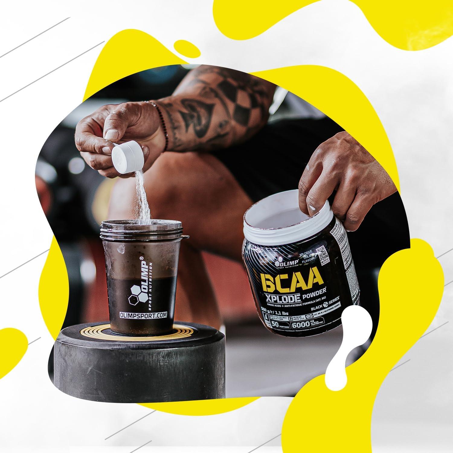 image:imageOLIMP SPORT NUTRITION BCAA Xplode Support Musculaire pour Sportif Cola 500 g