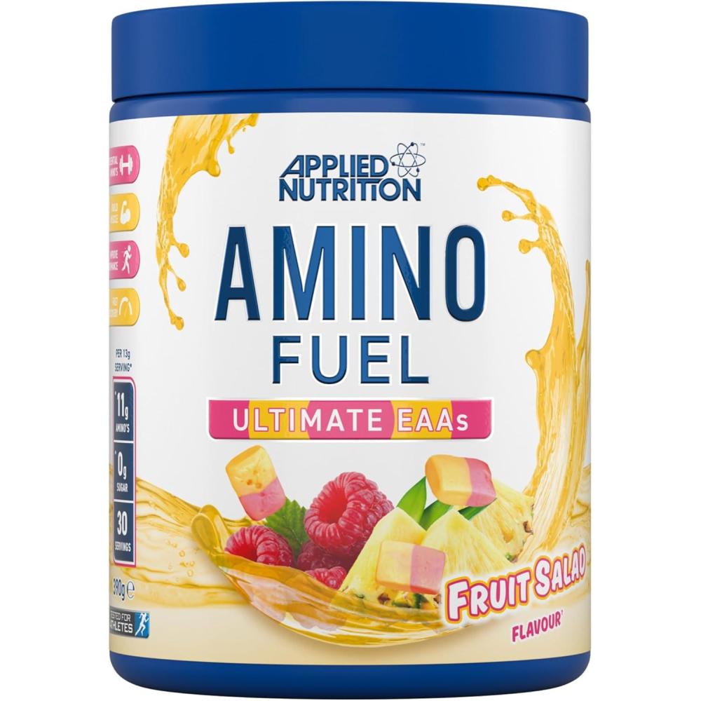 image:imageApplied Nutrition Amino Fuel Complment dAcides Amins Poudre dAcides Amins Essentiels BCAA en Poudre Carburant Musculaire et Rcupration 390 g 30 PortionsFruit Salad
