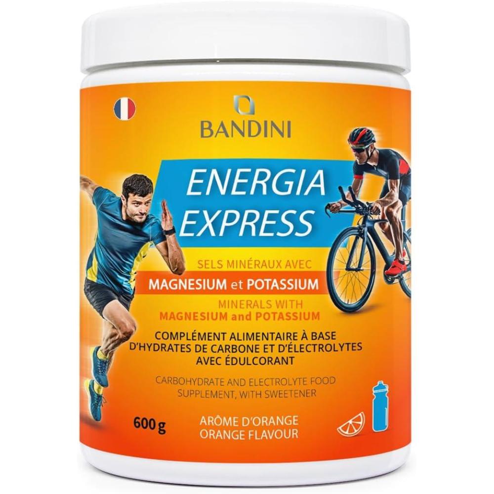 image:imageBandini Energia Express 600g Magnsium et Potassium Electrolytes en Poudre Complment alimentaire base de Glucides et Sels minraux avec Sportifs et Athltes Vegan Produit en Italie