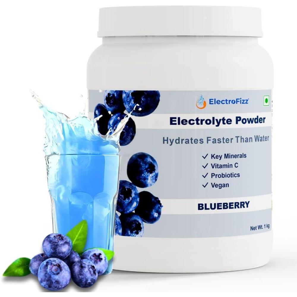 image:imageBoisson nergtique Hydratation Instantane Entranement pour Hommes et Femmes Poudre dlectrolytes Vitamine C Probiotiques Paquet de 1 kg BosberryMyrtille