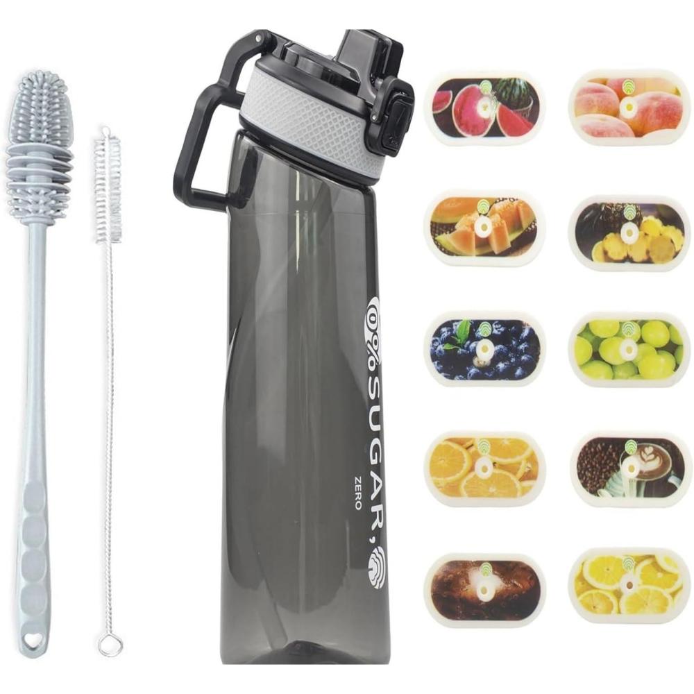 image:imageGourde Sportavec Lot de 10 capsules aromatiques pour bouteille deauPods parfums pour eau aromatique 0 sucre Sans BPA700ml bouteille deau tanche pour gymCamping et randonn 16podalatoireStyle 5