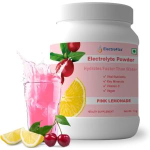 Boisson Énergétique Hydratation Instantanée Entraînement pour Hommes et Femmes Poudre d&rsquo;électrolytes Vitamine C Probiotiques Paquet de 1 kg (Bosberry)(Limonade rose)