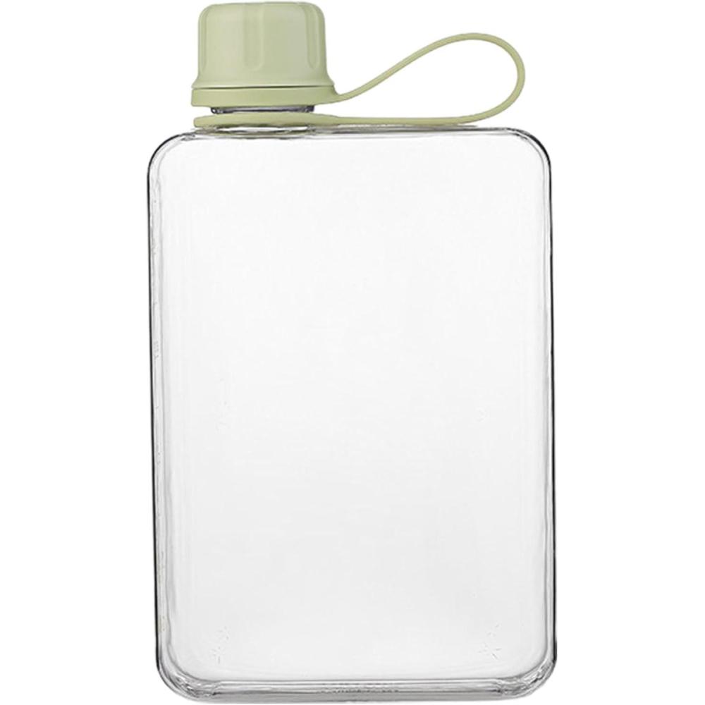 image:imageBouteille deau transparente  Bouteille deau mmo pour boissons  Bouteille deau de sport voyage en plein air bouteille deau pour lt le fitness le camping en plein air la randonneVert