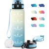 500ml | Blanc + Bleu Clair
