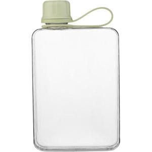 Bouteille d&rsquo;eau transparente | Bouteille d&rsquo;eau mémo pour boissons | Bouteille d&rsquo;eau de sport, voyage en plein air, bouteille d&rsquo;eau pour l&rsquo;été, le fitness, le camping en plein air, la randonnée(Vert)