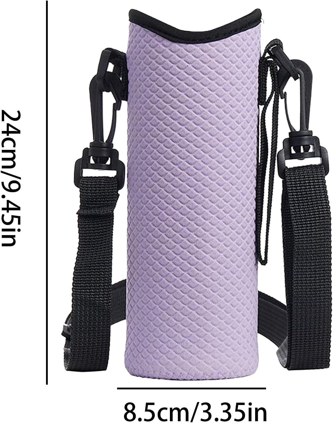 image:imageHousse pour BouteillePochette Bandoulire Isotherme GrandeSupport pour Bouteille dEau avec Sangle Pour Le Voyage Les Sports Le Cyclisme Le Camping La Randonne La Pche La Chasse LEscaladViolet