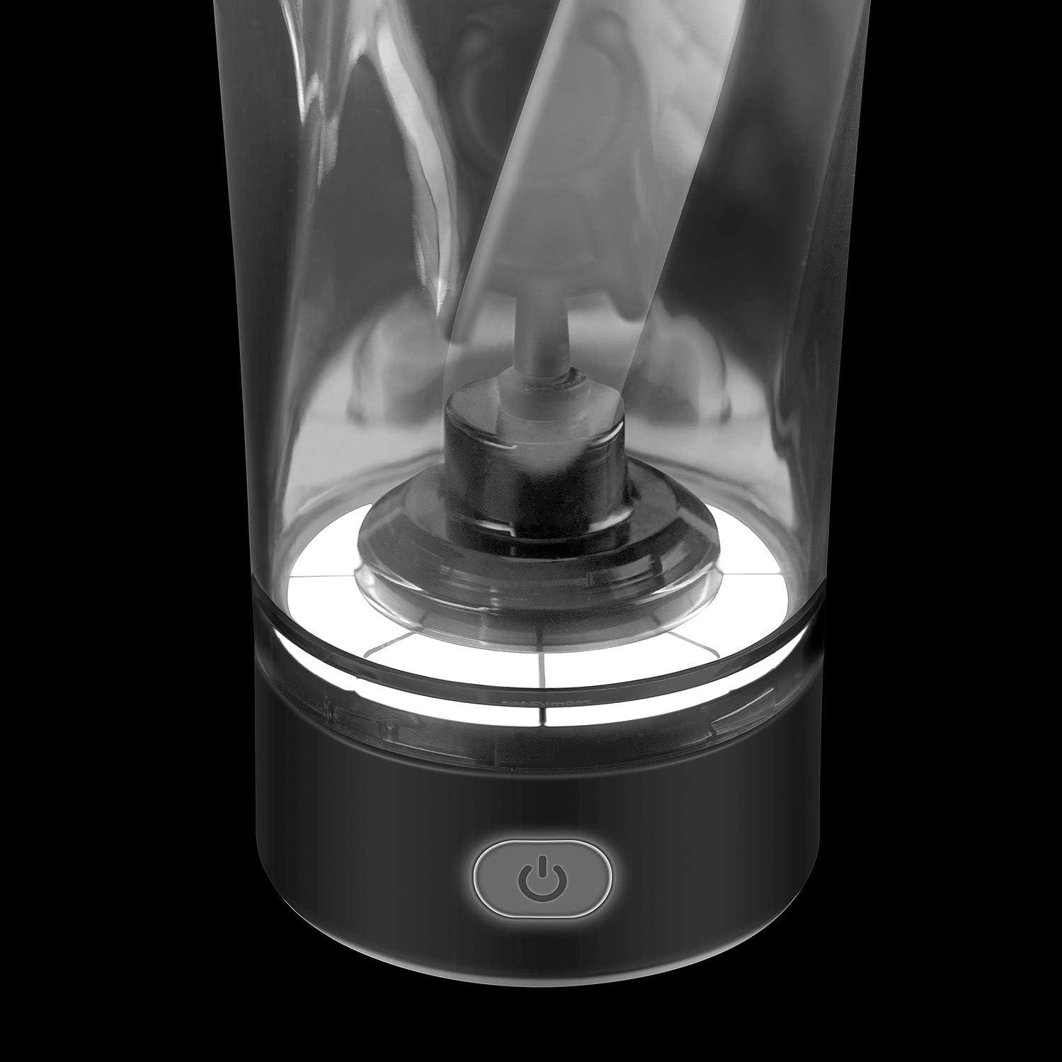 image:imageVOLTRX lectrique Protine Shaker portable Vortex mlangeur shaker tasse rechargeable par USB pour boissons protines fabriqu avec Tritan sans BPA 600 mlBlack