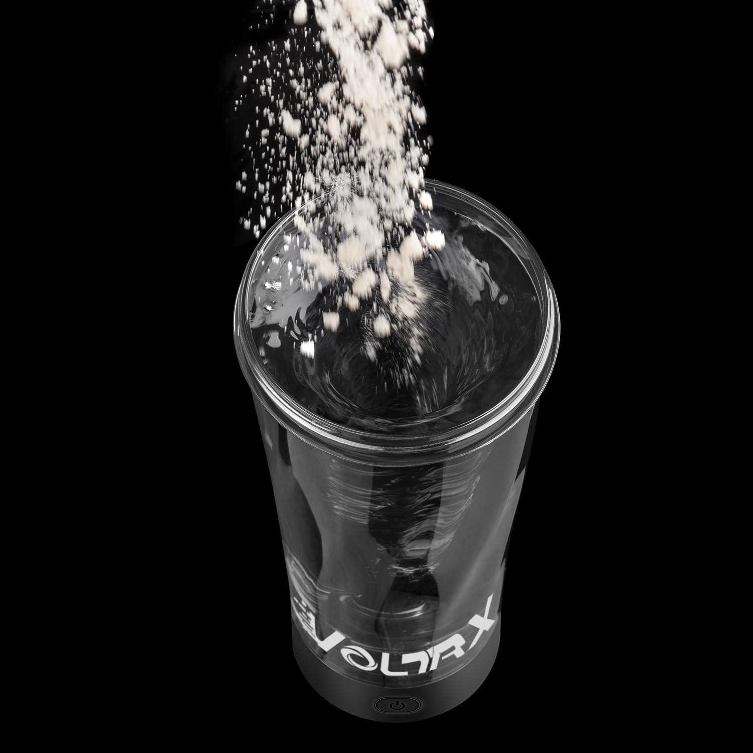 image:imageVOLTRX lectrique Protine Shaker portable Vortex mlangeur shaker tasse rechargeable par USB pour boissons protines fabriqu avec Tritan sans BPA 600 mlBlack