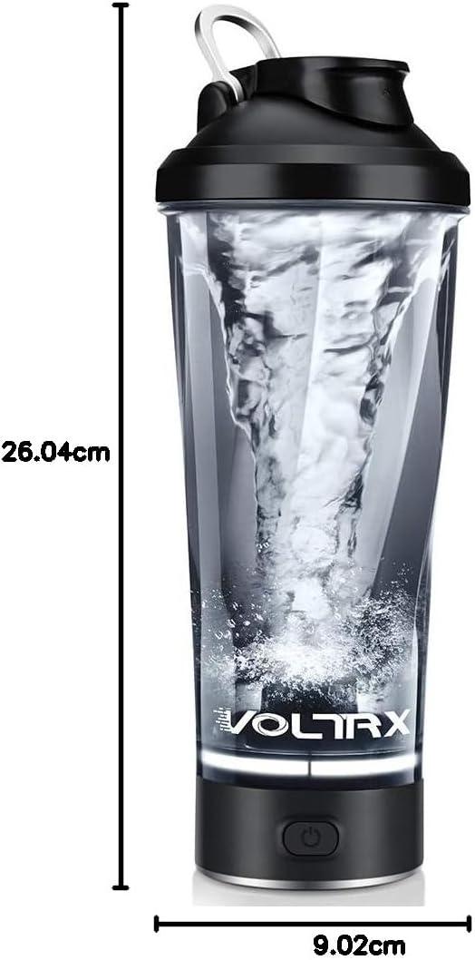 image:imageVOLTRX lectrique Protine Shaker portable Vortex mlangeur shaker tasse rechargeable par USB pour boissons protines fabriqu avec Tritan sans BPA 600 mlBlack