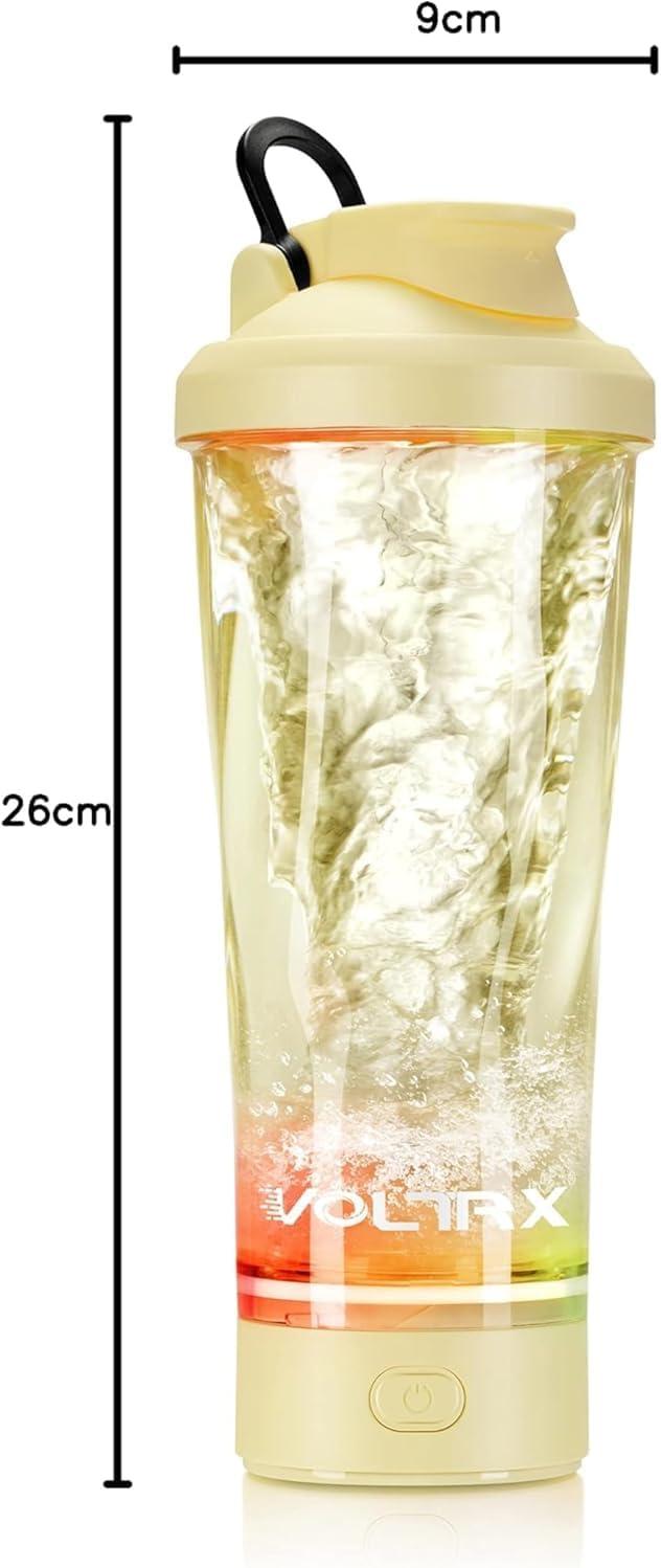 image:imageVOLTRX lectrique Protine Shaker portable Vortex mlangeur shaker tasse rechargeable par USB pour boissons protines fabriqu avec Tritan sans BPA 600 mlCloud White