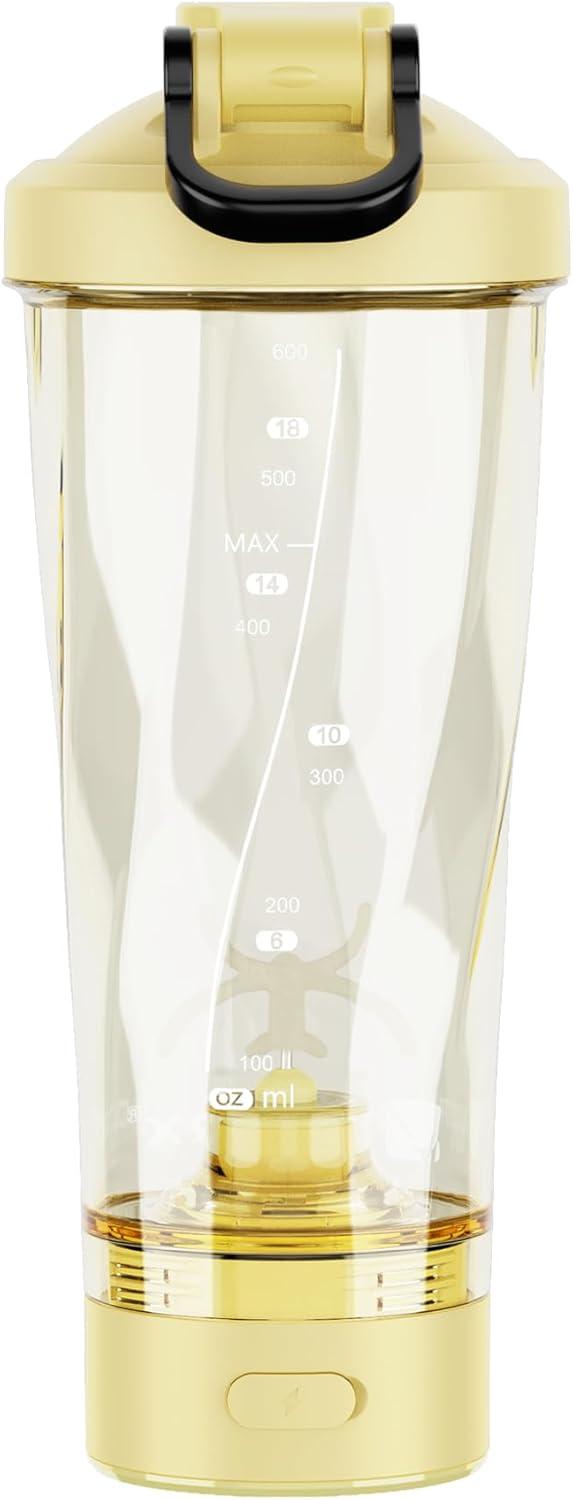 image:imageVOLTRX lectrique Protine Shaker portable Vortex mlangeur shaker tasse rechargeable par USB pour boissons protines fabriqu avec Tritan sans BPA 600 mlCloud White