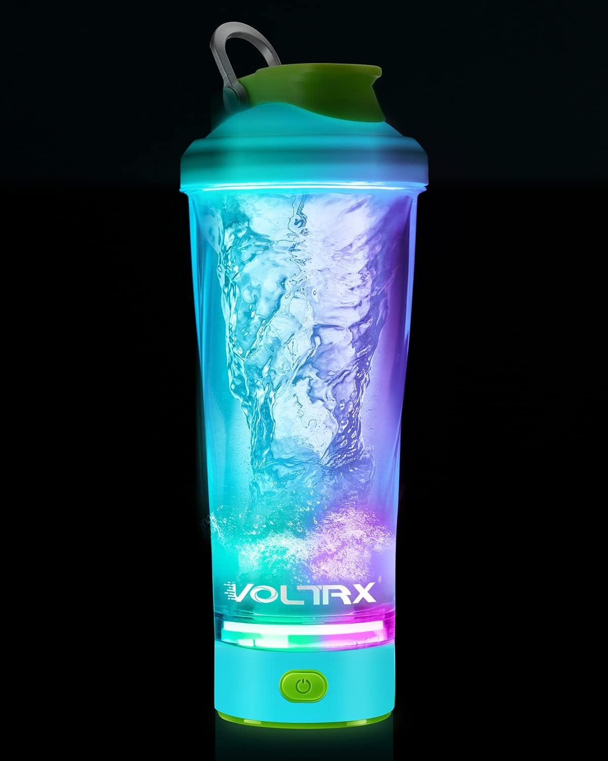 image:imageVOLTRX lectrique Protine Shaker portable Vortex mlangeur shaker tasse rechargeable par USB pour boissons protines fabriqu avec Tritan sans BPA 600 mlCyan