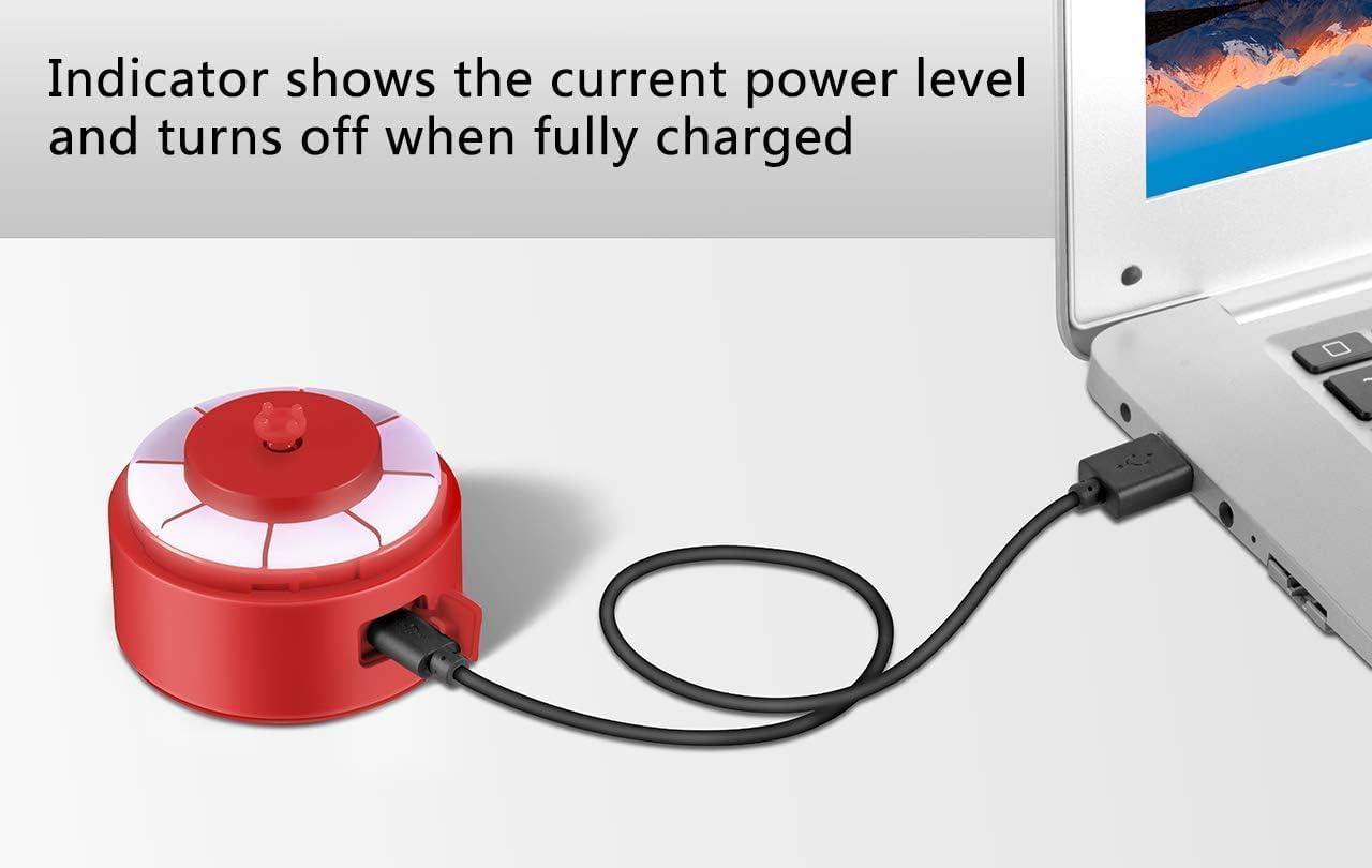 image:imageVOLTRX lectrique Protine Shaker portable Vortex mlangeur shaker tasse rechargeable par USB pour boissons protines fabriqu avec Tritan sans BPA 600 mlCrimson Red