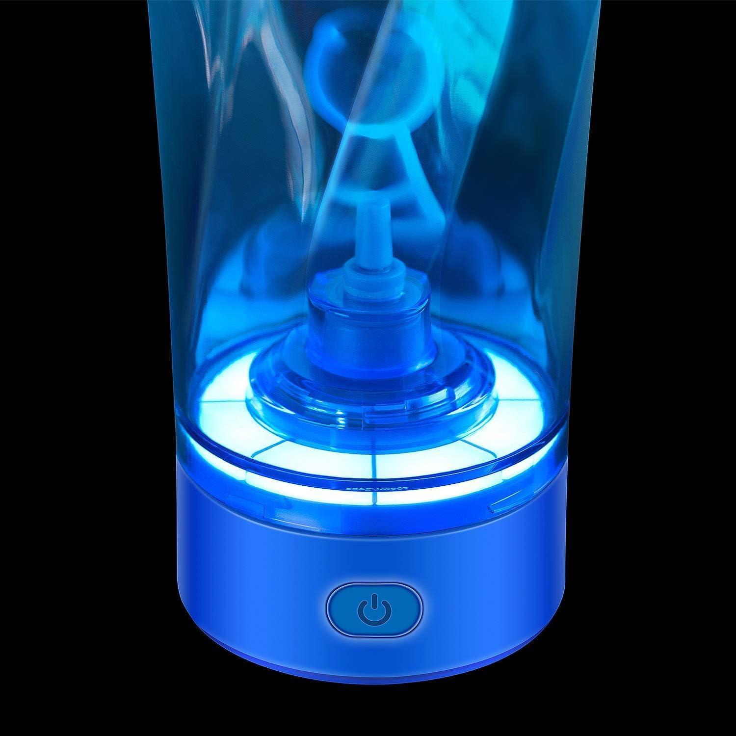 image:imageVOLTRX lectrique Protine Shaker portable Vortex mlangeur shaker tasse rechargeable par USB pour boissons protines fabriqu avec Tritan sans BPA 600 mlElectric Blue