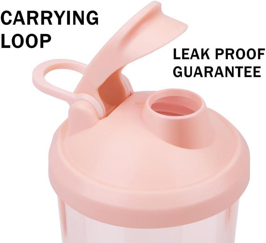 image:imageVOLTRX lectrique Protine Shaker portable Vortex mlangeur shaker tasse rechargeable par USB pour boissons protines fabriqu avec Tritan sans BPA 600 mlPink
