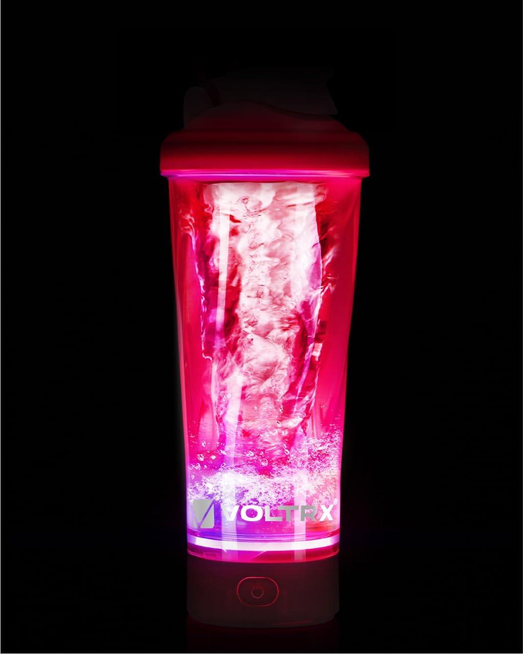 image:imageVOLTRX lectrique Protine Shaker portable Vortex mlangeur shaker tasse rechargeable par USB pour boissons protines fabriqu avec Tritan sans BPA 600 mlSakura Pink