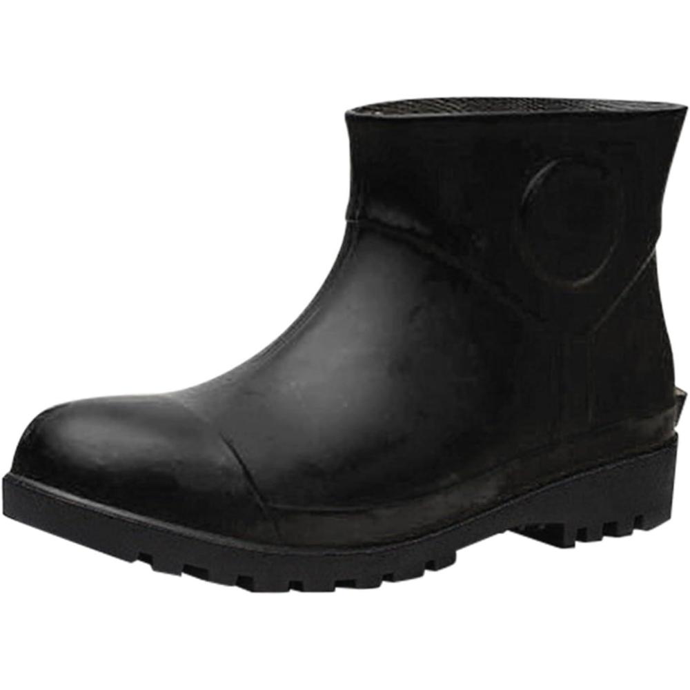 image:imageBottes de pluie de travail pour homme rsistantes aux chocs et la perforation pour lindustrie et lexploitation minire rsistantes lhuile et aux alcalins chaussures deau blanches sansC